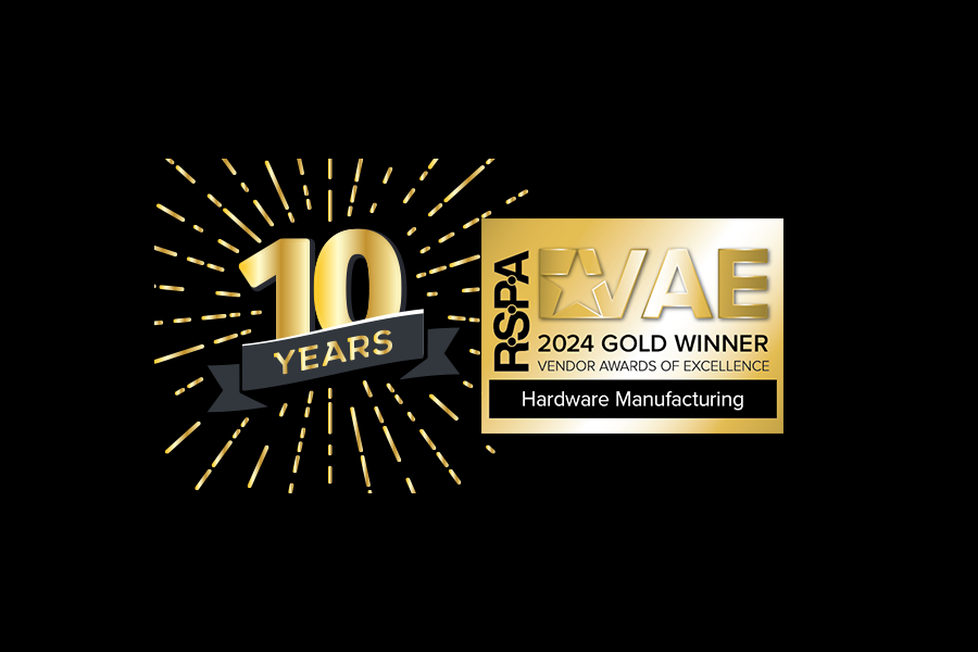 Touch Dynamic Wins Gold in Hardware Manufacturer Category for the Tenth Consecutive Year at RSPA RetailNOW