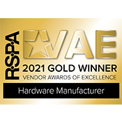 RSPA VAE 2021 Gold Winner for Hardware Manufacturer